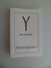 Tigette Ou Tube De Parfum De Collection Echantillon 2 Ml -  Yves Saint Laurent YSL Eau De Toilette Y - - Miniatures Femmes (avec Boite)
