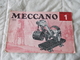 Meccano Manuel D'instructions Pour Boite 1 Triang - Meccano