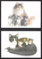 Six Cartes Postales Chats Cats Catze Gatos - Chats