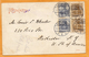 Bernburg 1904 Postcard 4 Stamps - Bernburg (Saale)