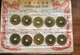 CHINA, 10 OLD CHINESE COINS IN SOUVENIR FOLDER - Cina