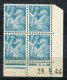 2902  FRANCE  N° 650**  Type Iris  1f Bleu Clair Du 29/9/44     TTB - 1940-1949