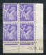 2904  FRANCE  N° 651**  Type Iris  1f20 Violet Du 9/10/44     TTB - 1940-1949