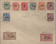 2 Enveloppes Avec La Série Des Timbres D'Alexandrie Surchargés En MILL. 8 Avril Et 2 Juin 1921 - Brieven En Documenten