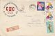 61531- FORESTRY VEHICLE, CROSS, STAMPS ON COVER, 1963, ROMANIA - Storia Postale