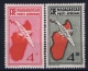 Madagascar Yv AE 6 + 7 MH/* Falz/ Charniere  1935 - Luchtpost