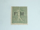 Timbre De France Variété TIMBRE DE FRANCHISE F.M N°3a SANS POINT APRES M - Neuf Avec Charnière - Used Stamps