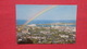 Hawaii > Honolulu Rainbow Over City & Harbor  Ref-2607 - Honolulu
