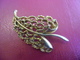 BROCHE FEUILLE Vigne ? 47 Mm - Spille