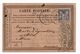 1878 - CARTE PRECURSEUR Avec TàD De NESLE (SOMME) Avec BOITE RURALE D ET CACHET COMMERCIAL De HOMBLEUX - Precursor Cards