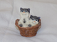 Russian Vintage Statuette Cats - Chats