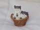 Russian Vintage Statuette Cats - Katten