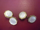 BOUTONS De MANCHETTE Nacre Années 30 - La Paire - Cuff Links & Studs