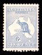 Australia 1921 Kangaroo 6d Ultramarine 3rd Watermark MH - Mint Stamps