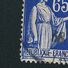 N° 365 Type Paix  65c Timbre France Oblitéré 1937 Variété Blanc De La Voilure Prononcée - Gebruikt