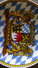 BAYERN LÖWE KRONE - THIERSHEIM KÖNIG PORZELLAN BAVARIA - ASSIETTE MURALE PORCELAINE - BLASON LION & COURONNE - Bavaria (DEU)