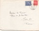 PORTUGAL ENVELOPPE A BORDS COUPES DU 20 AVRIL 1956 DE LISBONNE POUR PARIS - Lettres & Documents