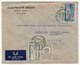 SYRIE - Enveloppe Affranchissement Composé 1949 Depuis Alep - Syrië