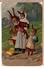 Dressed Easter Rabbits Family Is Going To Visit - EAS Vintage 1913 Postcard - Other & Unclassified