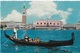 VENETO - VENEZIA - GONDOLA DAVANTI A S.MARCO -  VIAGGIATA 1960 FRANCOBOLLO ASPORTATO - Venezia