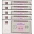 TWN - ARMENIA 33 - 10 Dram 1993 UNC DEALERS LOT X 5 - Armenia