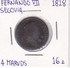 MONEDA DE ESPAÑA DE FERNANDO VII DEL AÑO 1828 DE 4 MARAVEDIS (COIN) SEGOVIA - Otros & Sin Clasificación