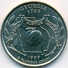 USA 25 Cent Quarter Dollar 1999 UNC State Georgia (KM# 296) - 1999-2009: State Quarters