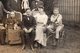 Photo Originale Famille & Tricycle Vers 1910 - Famille Olganier, Ruet, Maillod, Blanc, Posant Avec Chien & Statue - Cyclisme