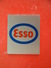 Plaque Serigraphiée Auto Voiture Automobile ESSO - Petrole Essence Gasoil - Other & Unclassified