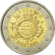 Slovaquie, 2 Euro, 10 Ans De L'Euro, 2012, SPL, Bi-Metallic - Eslovaquia