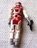 ANCIENNE Figurine GIJoe ROUGE Vintage Avec Arme BON ETAT  PAS DE MARQUE  ARME NON D'ORIGINE  MANQUE DE PEINTURE  POUCE - GI Joe