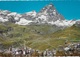 VALLE D'AOSTA - CERVINIA - BREUIL - PANORAMA SUL CERVINO - VIAGGIATA - Altri & Non Classificati