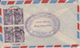 India 1951  Arch Series 6A X 4 Stamps On Cover To United States  # 95789 - Covers & Documents