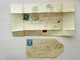 FRANCE - 2 Lettres (fragments), 1865 + 1869 - 1863-1870 Napoléon III. Laure