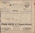 Hongrie 1928. Télégramme Publicitaire. Publicités Au Recto Et Verso Pour La Bière Et La Bière De Malt - Bières