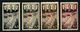 Russia  1938 Mi 595-598 MNH OG  VF - Ongebruikt