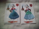 2 CARTES BRODEES ...NORMANDES - Embroidered