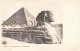 Egypte Egypt - Sphynx Et Pyramide De Cheops - Autres & Non Classés