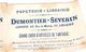 Delcampe - 10 Chromos PUB Librarie 1890 Publicitaires VERGER Dumontier Séverin LOUVIERS Facteurs Lettres Cartes Postales POST - Other & Unclassified