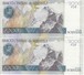 PAREJA CORRELATIVA DE VENEZUELA DE 2000 BOLIVARES DEL AÑO 1998 EN CALIDAD EBC (XF) (BANKNOTE) - Venezuela