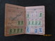 USSR RUSSIA ESTONIA TRADE UNION MEMBER CARD WITH LOT OF REVENUE STAMPS   ,  0 - Revenue Stamps
