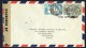 1944 Air Letter To USA SG 250, 253  US Censor Tape - Trinidad & Tobago (...-1961)