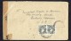 1944 Letter To USA - SG 52 X2 - Nigeria Censor Mark - USA Censor Tape - Nigeria (...-1960)