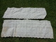 2 Pieces De Tissu -sublime-brodee Main -vintage-hat 43cmx120cm  Et  41x 120cm - Laces & Cloth