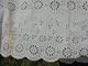 2 Pieces De Tissu -sublime-brodee Main -vintage-hat 43cmx120cm  Et  41x 120cm - Laces & Cloth