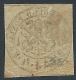 1852 STATO PONTIFICIO 4 BAY BRUNO GRIGIO CHIARO CERTIFICATO COLLA MH * - X2 - Stato Pontificio