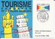 FRANCE - TIMBRE SUR CARTE AVEC CAD TOURISME EUROPEEN ET VILLES JUMLELEES LILLE 14/04/1989 - Lettres & Documents