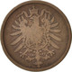Monnaie, GERMANY - EMPIRE, Wilhelm I, 2 Pfennig, 1874, Frankfurt, TTB, Cuivre - 2 Pfennig