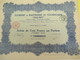 Sucrerie & Raffinerie De Cochinchine/Société Anonyme/ Action De 100 Francs Au Porteur/Indochine/Paris/1926    ACT145 - Azië
