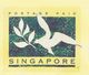 SINGAPORE : 19.. : Aerogr. : FLORA,ARBRE,TREE,GEOLOGY,ROCS,JUNGLE,FERN,BIRCH,WATER,REFLECTION, - Autres & Non Classés